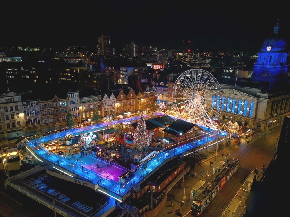 Nottingham Winter Wonderland Sky Skate